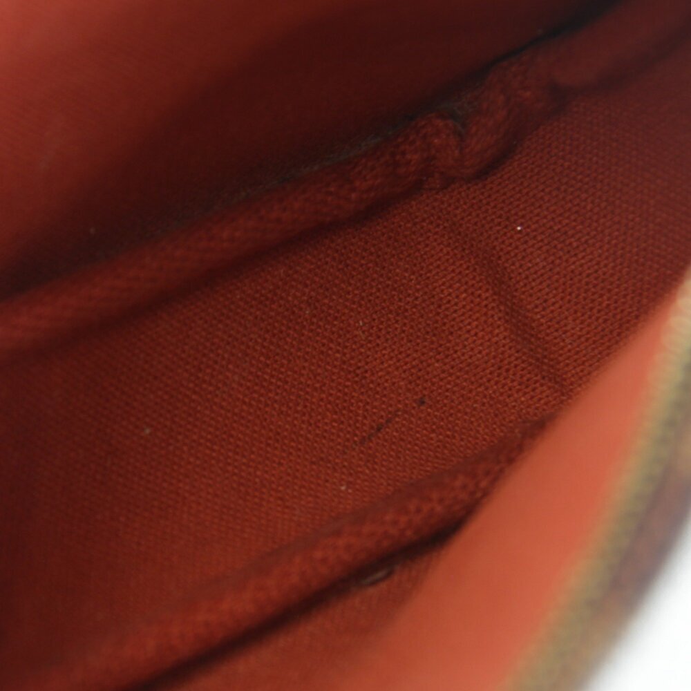 LOUIS VUITTON Authentic Brown Damier Canvas Pochette Pouch - Picture 9 of 10